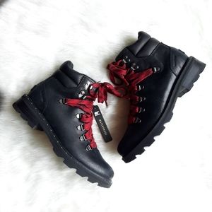 SOREL | Lennox Hiker Bootie Moto Boots - Black